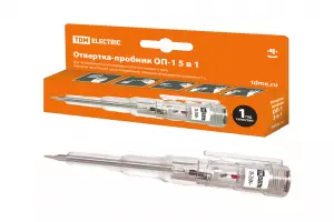 ЭЛМАКС - Отвертка-пробник ОП-1 TDM элмакс, электротехника, кабель, светотехника, elmax.pro