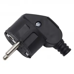 ЭЛМАКС - Вилка угловая с/з, PPG16-41-202, черный элмакс, электротехника, кабель, светотехника, elmax.pro