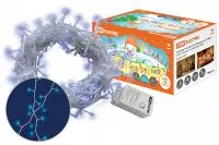 ЭЛМАКС - Гирлянда новогодняя светодиодная, СГ 100 Г,220В, голубая, 5 м, 8 режимов TDM элмакс, электротехника, кабель, светотехника, elmax.pro