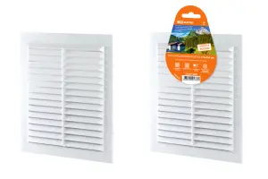 ЭЛМАКС - Решетка неразъемная с москитной сеткой, бел. 170х250 TDM элмакс, электротехника, кабель, светотехника, elmax.pro