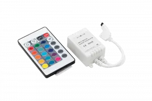 LED RGB controller инфракрасный 6А 72W 12V/24V24к, IR-RGB-24-6A 