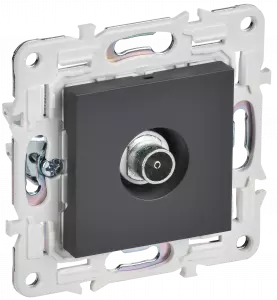 ЭЛМАКС - SKANDY Роз. TV оконечная SK-A12T титан IEK элмакс, электротехника, кабель, светотехника, elmax.pro