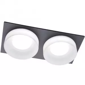 ЭЛМАКС - Светильник потолочный встраиваемый, MR16 G5.3, черный DL2902 элмакс, электротехника, кабель, светотехника, elmax.pro