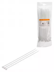 ЭЛМАКС - Хомут 3,6х200 мм морозостойкий (белый) (100 шт) TDM элмакс, электротехника, кабель, светотехника, elmax.pro