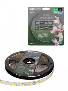 ЭЛМАКС - Лента светодиодная SMD5050-60 LED/м-IP20-12 В-14,4 Вт/м-4000 К (5 м) блистер TDM элмакс, электротехника, кабель, светотехника, elmax.pro