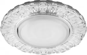 ЭЛМАКС - Светильник встраиваемый со светодиодной подсветкой 20LED*2835 SMD 4000K, 15W GX53, без лампы, прозра элмакс, электротехника, кабель, светотехника, elmax.pro