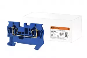 ЭЛМАКС - Зажим клеммный безвинтовой (ЗКБ) 1,5 мм2 17,5А синий TDM элмакс, электротехника, кабель, светотехника, elmax.pro
