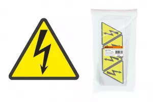 ЭЛМАКС - Символ "Молния" (треугольник) 160х160х160мм TDM элмакс, электротехника, кабель, светотехника, elmax.pro