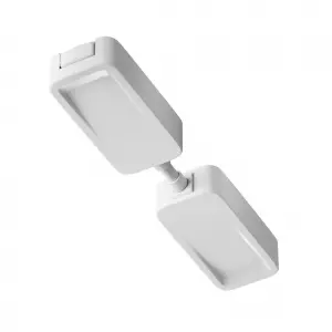 Коннектор питания прямой Radity встраиваемый белый