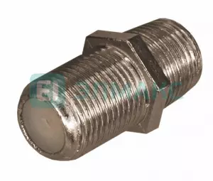 ЭЛМАКС - Переход гнездо F-гнездо F «Бочка» без кольца PROCONNECT элмакс, электротехника, кабель, светотехника, elmax.pro