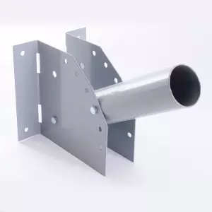 ЭЛМАКС - Кронштейн для уличного светильника с переменным углом 230*150*130мм, d60mm, серый, ДС-1 элмакс, электротехника, кабель, светотехника, elmax.pro