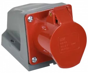 ЭЛМАКС - Розетка кабельная силовая стационарная ССИ-114 16А элмакс, электротехника, кабель, светотехника, elmax.pro