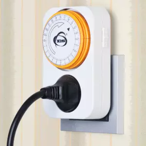 ЭЛМАКС - Розетка-таймер 16A x1 IP20 Белый TMH-M-1 элмакс, электротехника, кабель, светотехника, elmax.pro