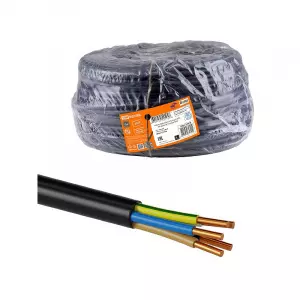 ЭЛМАКС - Кабель ВВГнг(А)-LSLTx 5х2,5 ок(N, PE)-0,66 ГОСТ (100м) TDM элмакс, электротехника, кабель, светотехника, elmax.pro