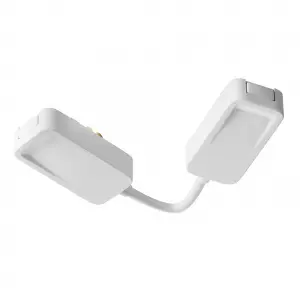 Коннектор питания угловой Radity встраиваемый белый