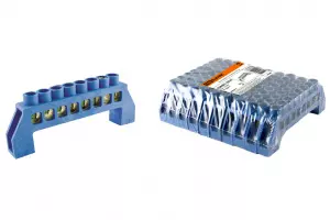 ЭЛМАКС - Шина "N" нулевая в изоляторе 8х12мм 8 групп TDM элмакс, электротехника, кабель, светотехника, elmax.pro