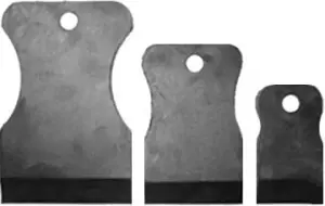 Шпатель резиновый набор 3шт., черный (Тула) (РОС)