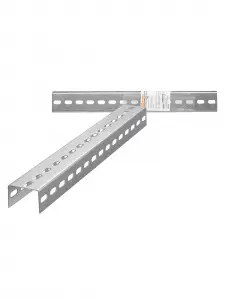 Профиль перфорированный П-образный осн. лотка 400 мм (40х56х440 мм) 1,5 мм TDM