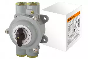 Пакетный выключатель ПВ2-63 2П 63А 220В, силуминовый корпус, IP56 TDM Пакетный выключатель ПВ2-63 2П 63А 220В, силуминовый корпус, IP56 TDM