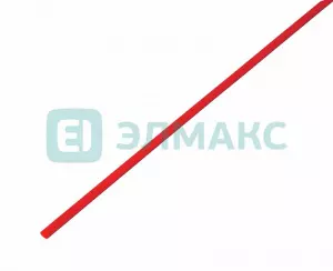 3. 0 / 1. 5 мм 1м термоусадка красная REXANT
