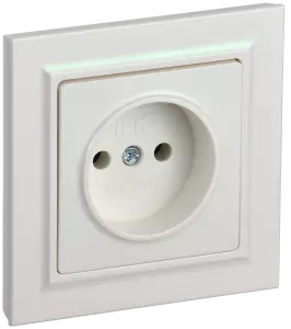 ЭЛМАКС - BRITE Роз. без з/к/ш 10А в сб. РСР10-1-0-БрЖ жемч. IEK элмакс, электротехника, кабель, светотехника, elmax.pro