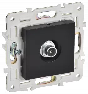 ЭЛМАКС - SKANDY Роз. TV оконечная SK-A12Bl черн. IEK элмакс, электротехника, кабель, светотехника, elmax.pro