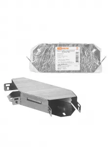 Поворот на 90 град. горизонтальный 50х100 мм TDM