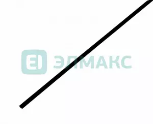 ЭЛМАКС - 3. 0 / 1. 5 мм 1м термоусадка черная REXANT элмакс, электротехника, кабель, светотехника, elmax.pro