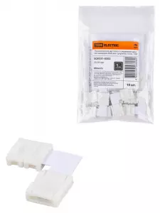 ЭЛМАКС - Коннектор для жесткого L-соединения двух светодиодных RGB лент шириной 10 мм, TDM элмакс, электротехника, кабель, светотехника, elmax.pro