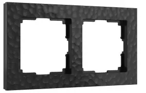 ЭЛМАКС - W0022408/ Рамка на 2 поста (черный) элмакс, электротехника, кабель, светотехника, elmax.pro