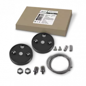 ЭЛМАКС - Комплект подвесов КП-LINE 1м черный NEOX элмакс, электротехника, кабель, светотехника, elmax.pro