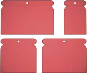 Шпатели пластиковые (Япончик), набор 4 шт. (50, 80, 100, 120 мм) (USP)