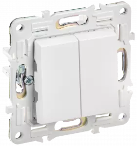 ЭЛМАКС - SKANDY Выключ. 2-кл. 10А SK-V04W арк. бел. IEK элмакс, электротехника, кабель, светотехника, elmax.pro