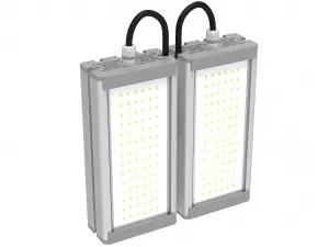 Светодиодный уличный светильник, "Модуль", универсальный 2x32 Вт Светодиодный уличный светильник, "Модуль", универсальный 2x32 Вт