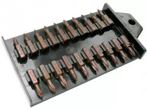 Биты односторонние 20 шт.,сталь S2, SL 4х25 мм (FIT HQ)