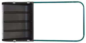 Скрепер для уборки снега пластиковый, металлическая ручка 600х470x1400 мм