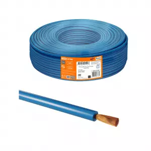 ЭЛМАКС - Провод ПуГВ 1х1,0 ГОСТ (100м), синий TDM элмакс, электротехника, кабель, светотехника, elmax.pro