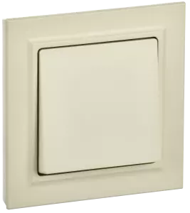 ЭЛМАКС - BRITE Выключ. 1-кл. 10А в сб. ВСР10-1-0-БрКр беж. IEK элмакс, электротехника, кабель, светотехника, elmax.pro