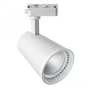 ЭЛМАКС - Светильник трековый светодиодный на шинопровод 30W, 2700 Lm, 4000К, 35 градусов, белый, AL100 элмакс, электротехника, кабель, светотехника, elmax.pro