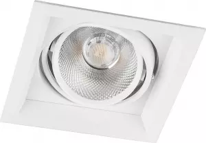 ЭЛМАКС - Светильник карданный светодиодный 1x12W 1080 Lm, 4000К, 35 градусов, белый, AL201 с драйвером и клем элмакс, электротехника, кабель, светотехника, elmax.pro