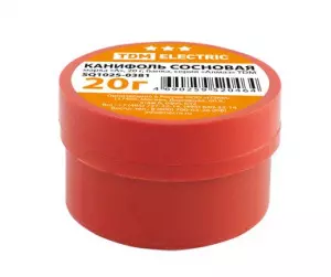 ЭЛМАКС - Канифоль сосновая, марка "А", 20 г, банка, серия "Алмаз" TDM элмакс, электротехника, кабель, светотехника, elmax.pro