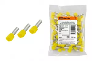 ЭЛМАКС - Наконечник штыревой втулочный изолированный (двойной) НШвИ (2) 6,0х14 (100 шт) TDM элмакс, электротехника, кабель, светотехника, elmax.pro