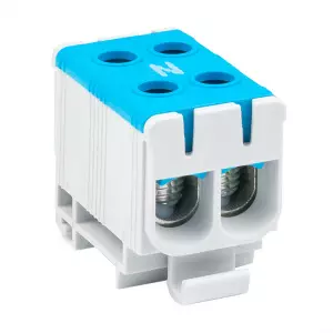 ЭЛМАКС - Клемма силовая вводная двойная КСВ 16-50 синяя EKF PROxima элмакс, электротехника, кабель, светотехника, elmax.pro