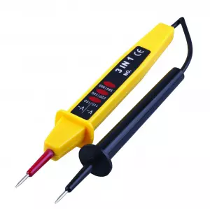 ЭЛМАКС - Тестер ступенчатой индикации напряжения контактный двухполюсной до 500V, желтый, TST500-2 элмакс, электротехника, кабель, светотехника, elmax.pro