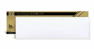 ЭЛМАКС - Панель светодиодная LP-01-PRO 36Вт 230В 4000К 2700Лм 1195х295х8мм без ЭПРА БЕЛАЯ IP40 LLT элмакс, электротехника, кабель, светотехника, elmax.pro