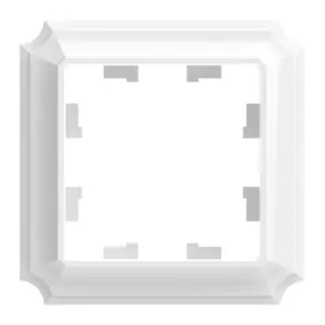 ЭЛМАКС - ATLASDESIGN ANTIQUE 1-постовая РАМКА, БЕЛЫЙ элмакс, электротехника, кабель, светотехника, elmax.pro