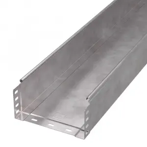 Лоток неперфорированный Стандарт HDZ 200х100х3000 (0,8 мм) (6 м/уп) Промрукав Лоток неперфорированный Стандарт HDZ 200х100х3000 (0,8 мм) (6 м/уп) Промрукав