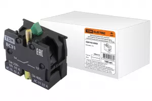 ЭЛМАКС - Доп. контакт для светосигн. арм. c мет. основанием 1з TDM элмакс, электротехника, кабель, светотехника, elmax.pro