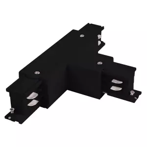 ЭЛМАКС - Коннектор Т-образный для трехфазного шинопровода правый черный TRC-1-3-TR-BK элмакс, электротехника, кабель, светотехника, elmax.pro