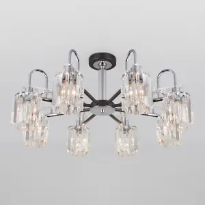 ЭЛМАКС - Потолочная люстра в стиле лофт 70090/8 графит элмакс, электротехника, кабель, светотехника, elmax.pro